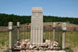 Lincoln Highway monument in memory of Henry B. Joy. WY.