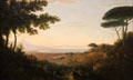The Bay of Naples painting by Thomas Jones at National Museum of Wales. Cardiff, Wales.