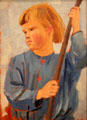 Edwin John painting by Augustus John at National Museum of Wales. Cardiff, Wales.
