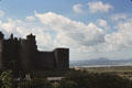Harlech Castle overlooking the Irish Sea, built by Edward 1 during his invasion of Wales. Harlech Gwynedd, Wales