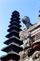 Meru of Pura Taman Ayun temple at Mengwi. Bali, Indonesia.