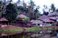 Balinese village scene. Bali, Indonesia.