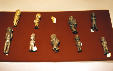 Inca offertory figures in Incan Museum in Cusco. Peru.