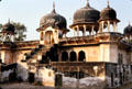 Stone building in Mandawa. Mandawa, India.