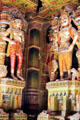 Male & female statues in Jain Temple, Bikaner. India