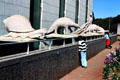 Animal sculptures outside of Natural History Museum, Harare. Zimbabwe.